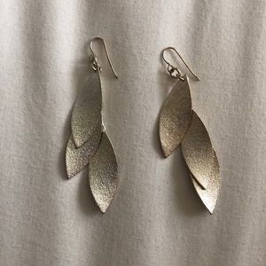 Silver/gold earrings